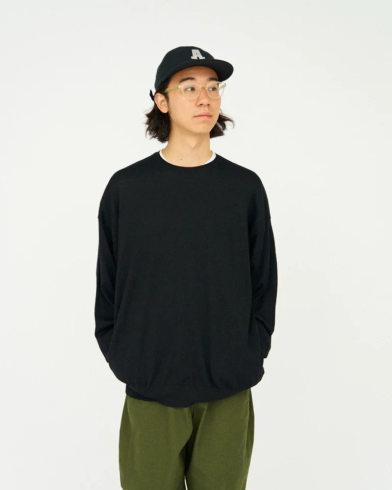 FreshService TECH HIGH GAUGE CREW NECK KNIT
