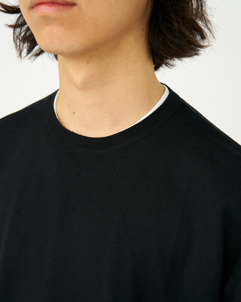 FreshService TECH HIGH GAUGE CREW NECK KNIT