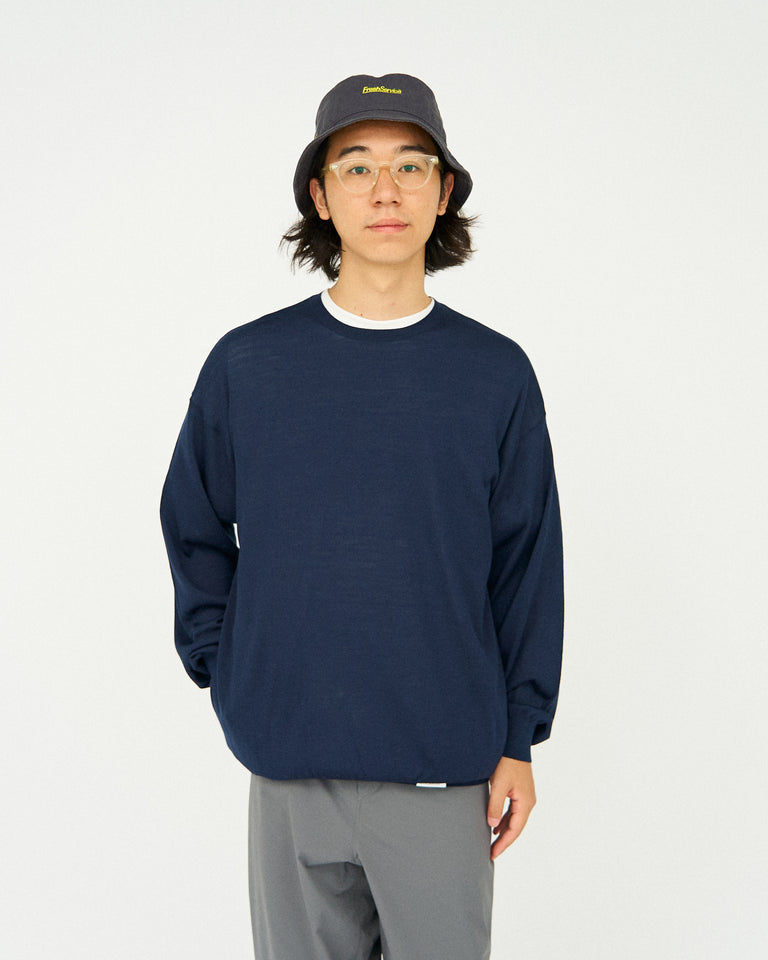 FreshService TECH HIGH GAUGE CREW NECK KNIT