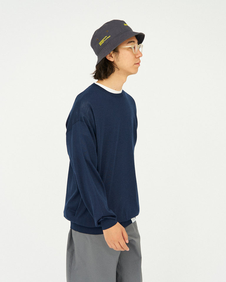 FreshService TECH HIGH GAUGE CREW NECK KNIT
