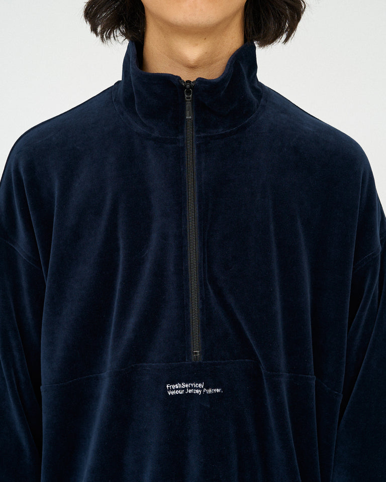 FreshService VELOUR JERSEY PULLOVER