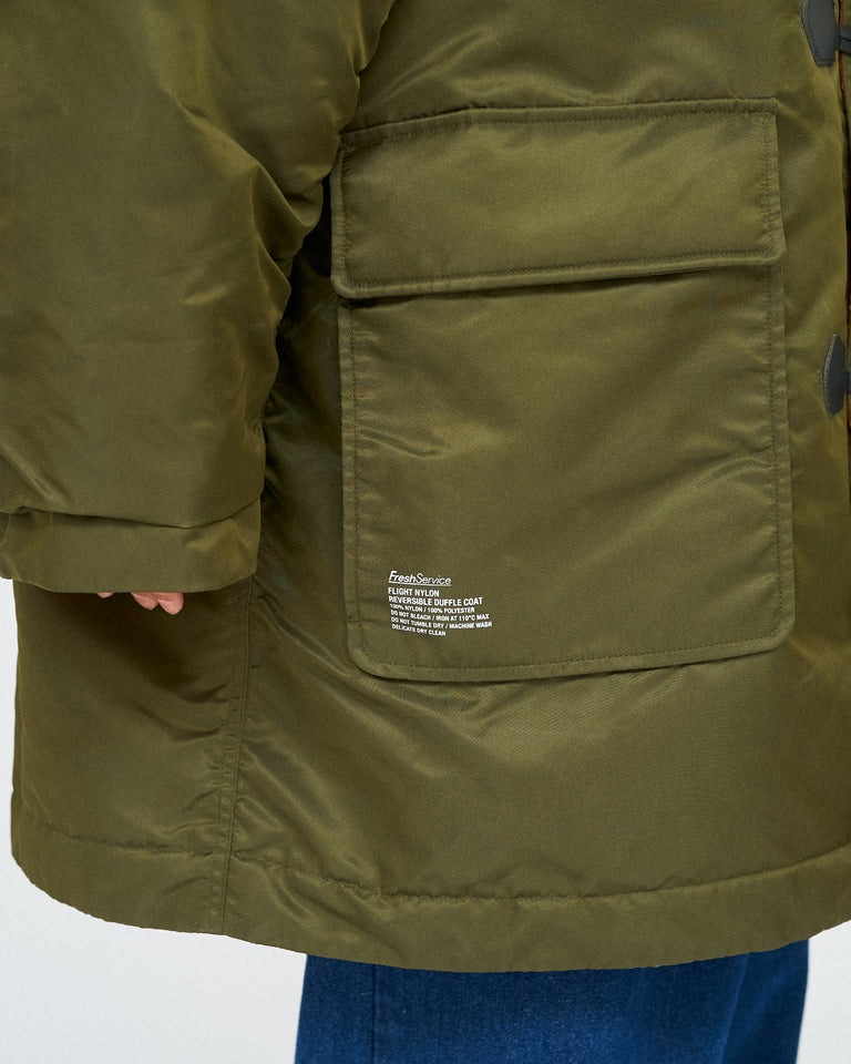 FreshService FLIGHT NYLON REVERSIBLE DUFFLE COAT