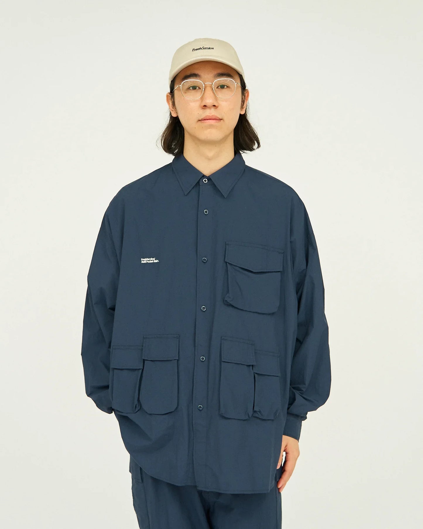 FreshService NYLON TAFFETA MULTI POCKET SHIRT