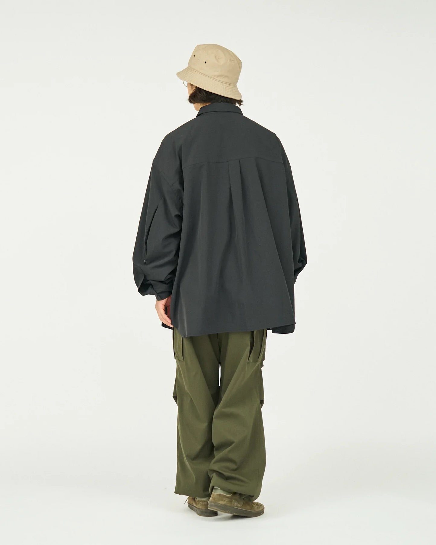 FreshService STRETCH MATTE TAFFETA REGULAR COLLAR SHIRT