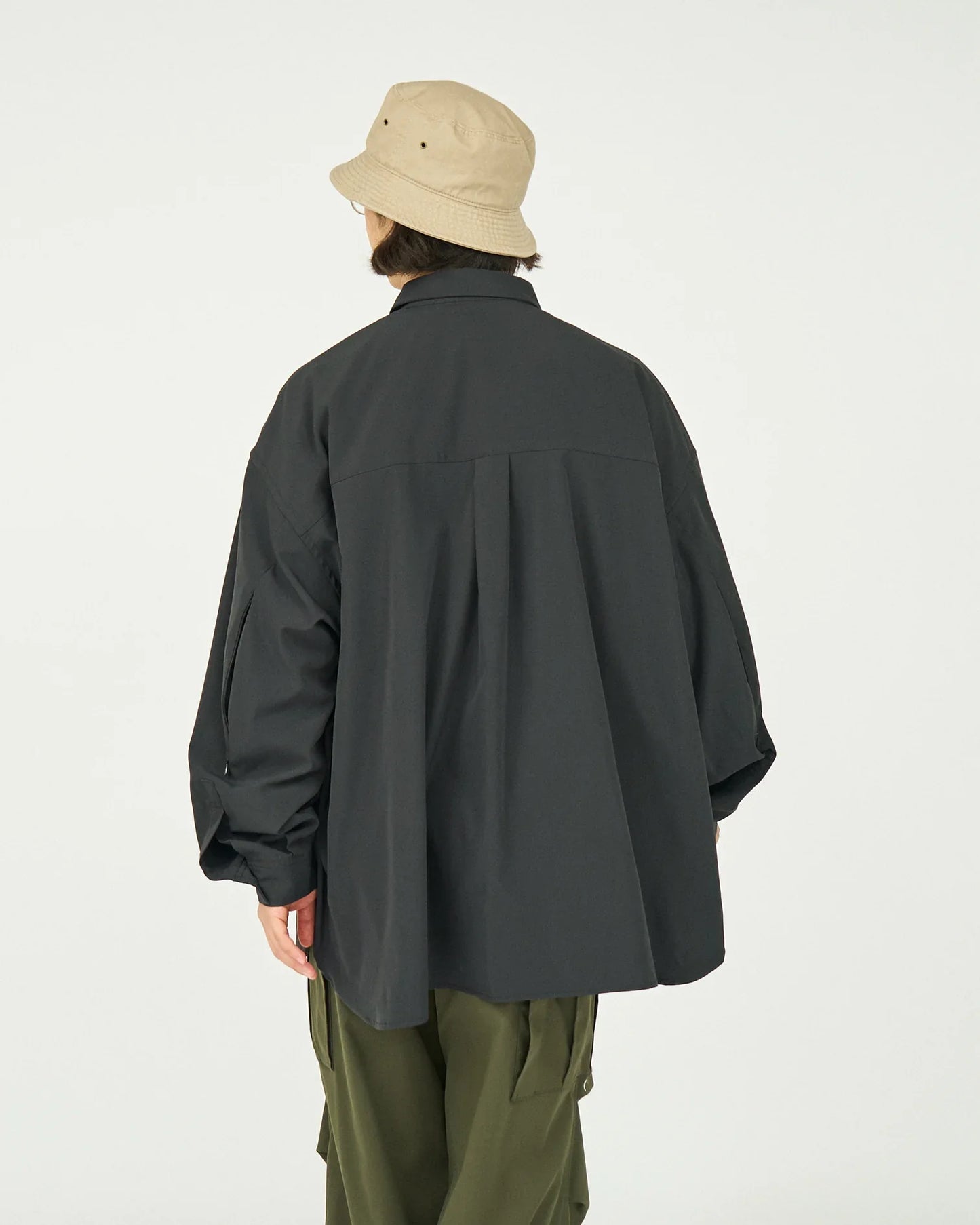 FreshService STRETCH MATTE TAFFETA REGULAR COLLAR SHIRT