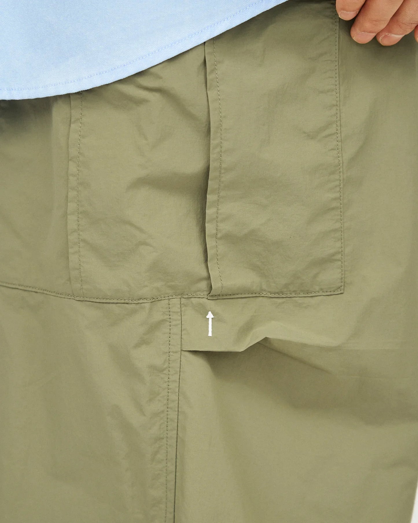 FreshService NYLON TAFFETA UPWARD CARGO POCKET PANTS