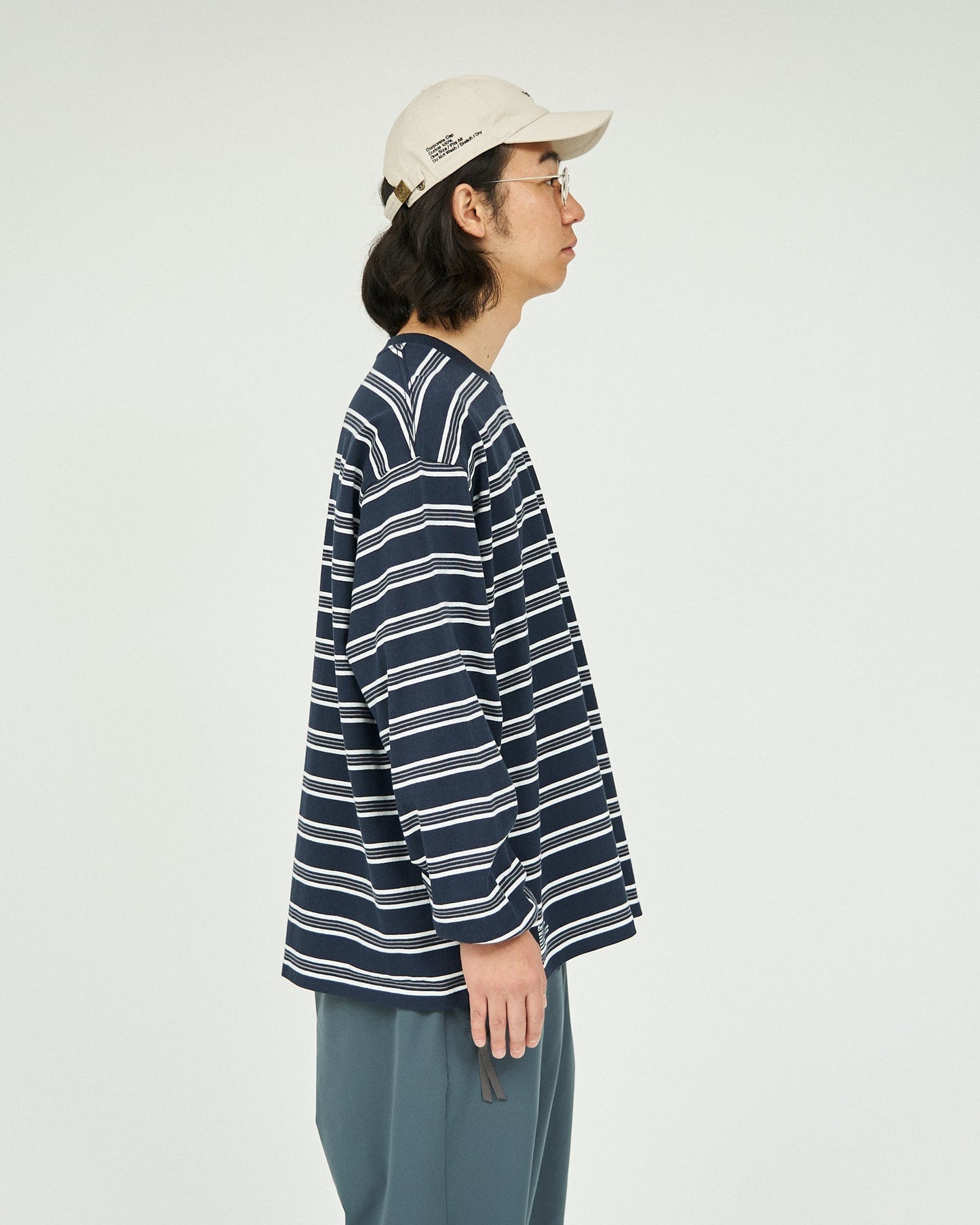 FreshService MULTI BORDER L/S TEE