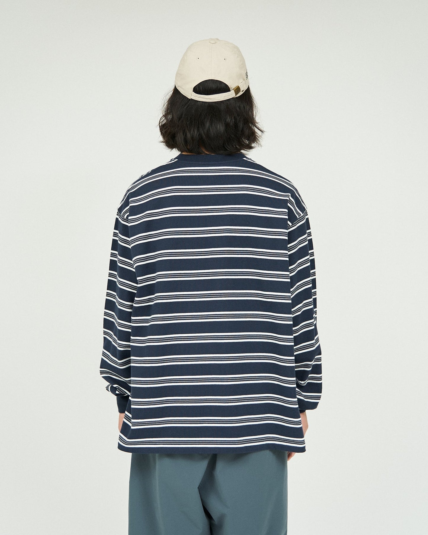 FreshService MULTI BORDER L/S TEE