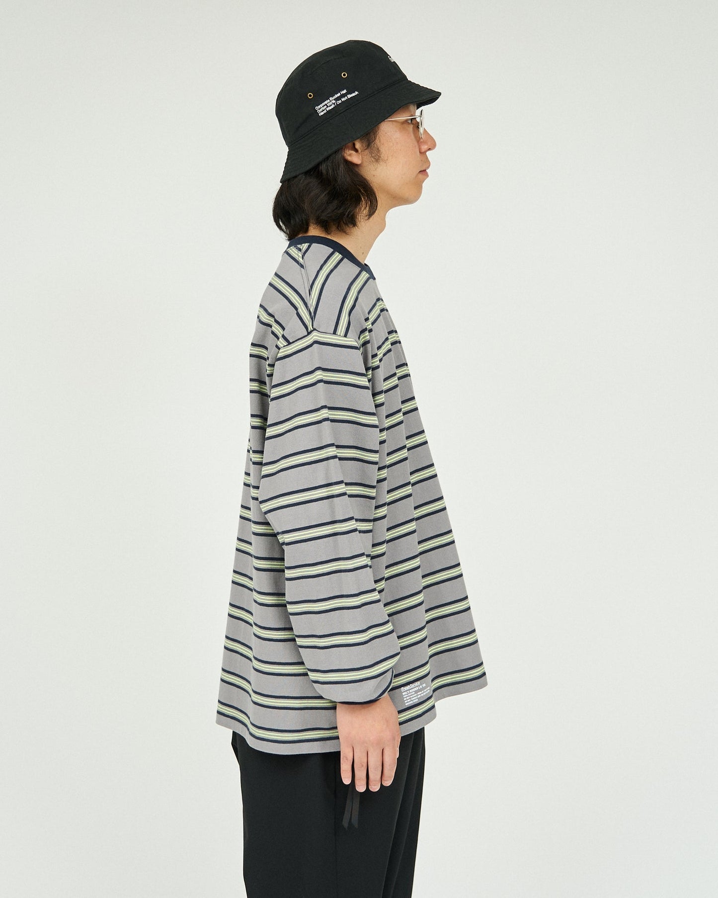 FreshService MULTI BORDER L/S TEE