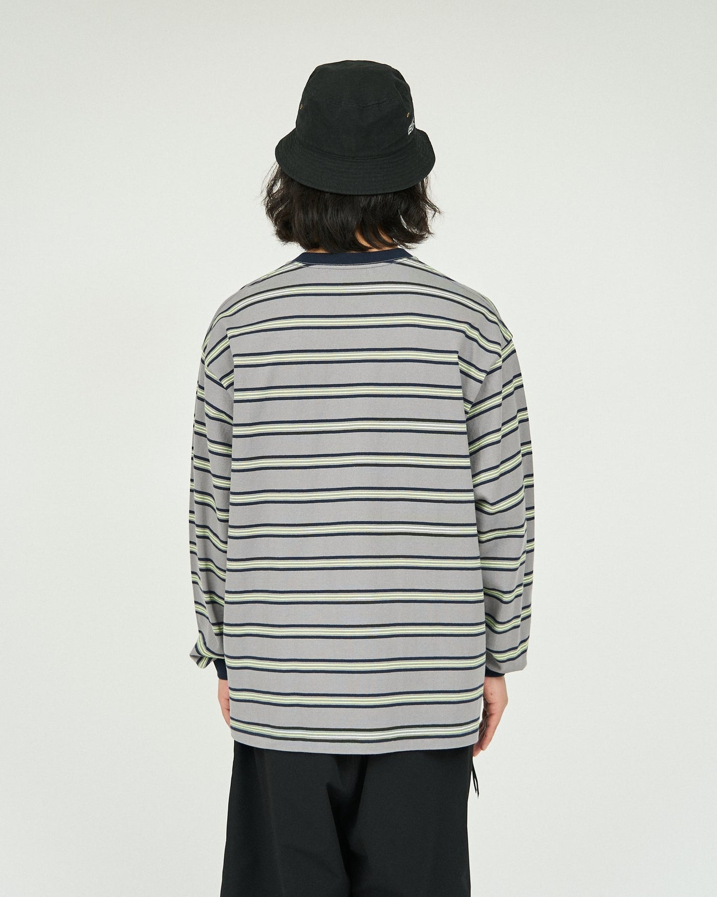 FreshService MULTI BORDER L/S TEE
