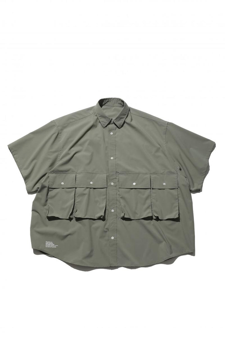 FreshService MICRO TYPEWRITER FLAP POCKET S/S SHIRT