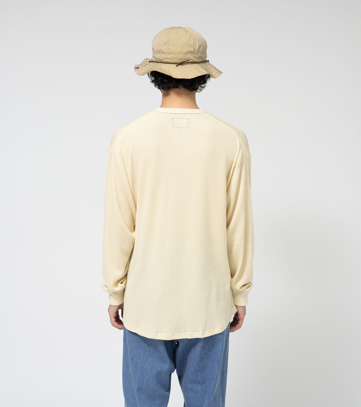 THE NORTH FACE PURPLE LABEL Field Long Sleeve Henley Neck Graphic Tee