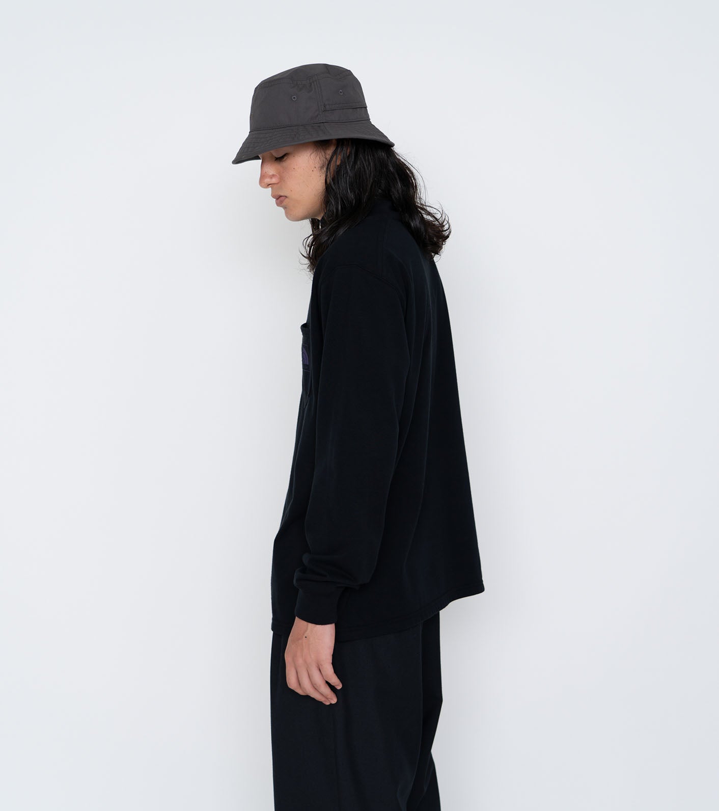 THE NORTH FACE PURPLE LABEL Field Mockneck Long Sleeve Tee