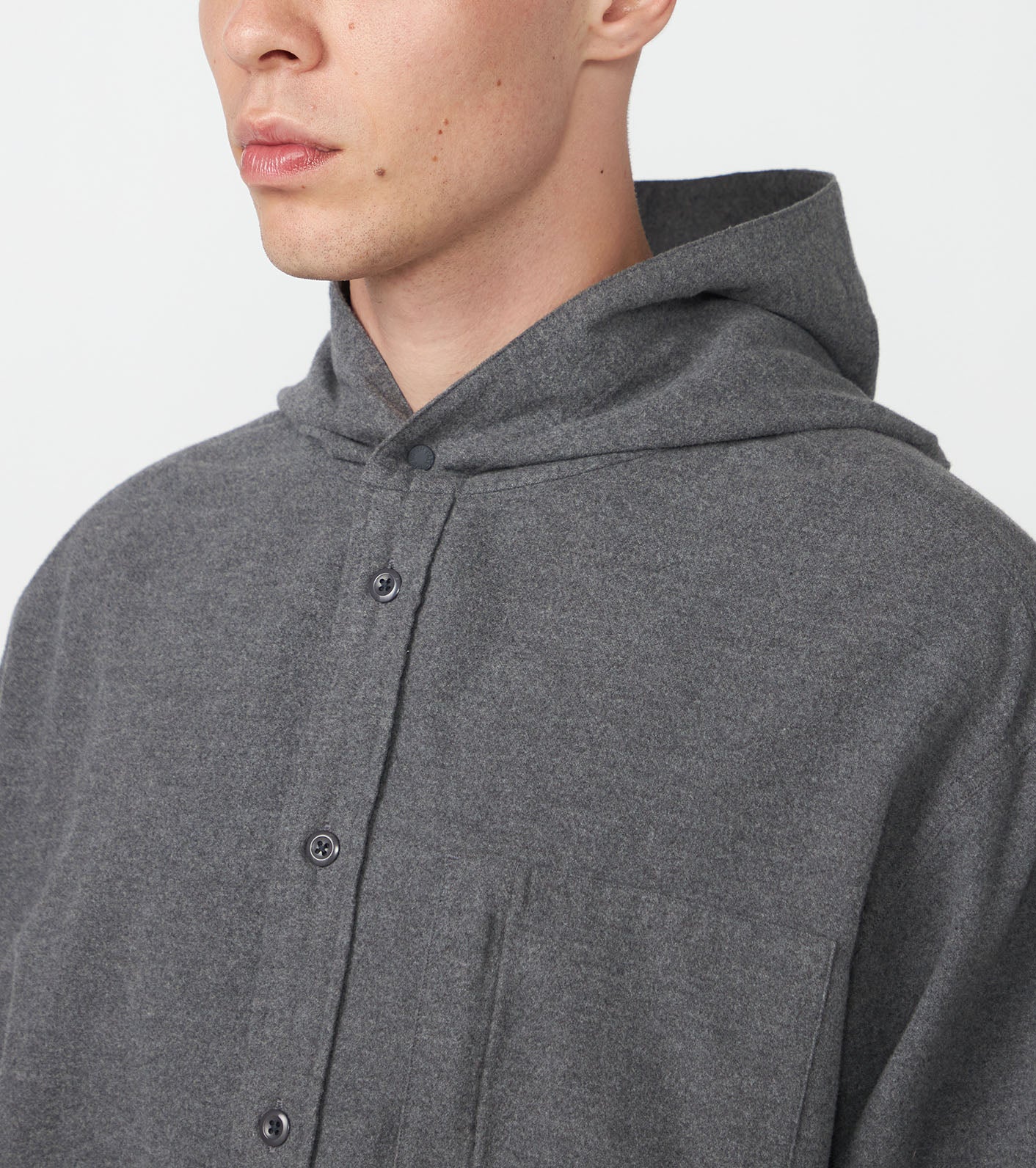 THE NORTH FACE PURPLE LABEL Flannel Mountain Hooded Shirt