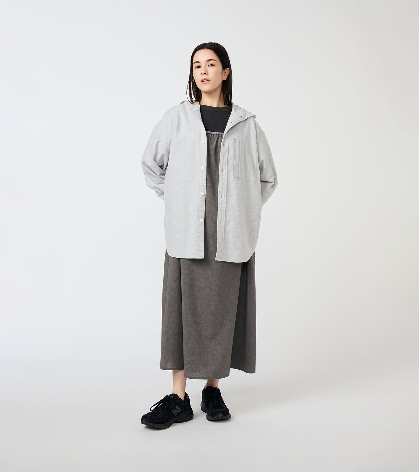 THE NORTH FACE PURPLE LABEL Flannel Mountain Hooded Shirt