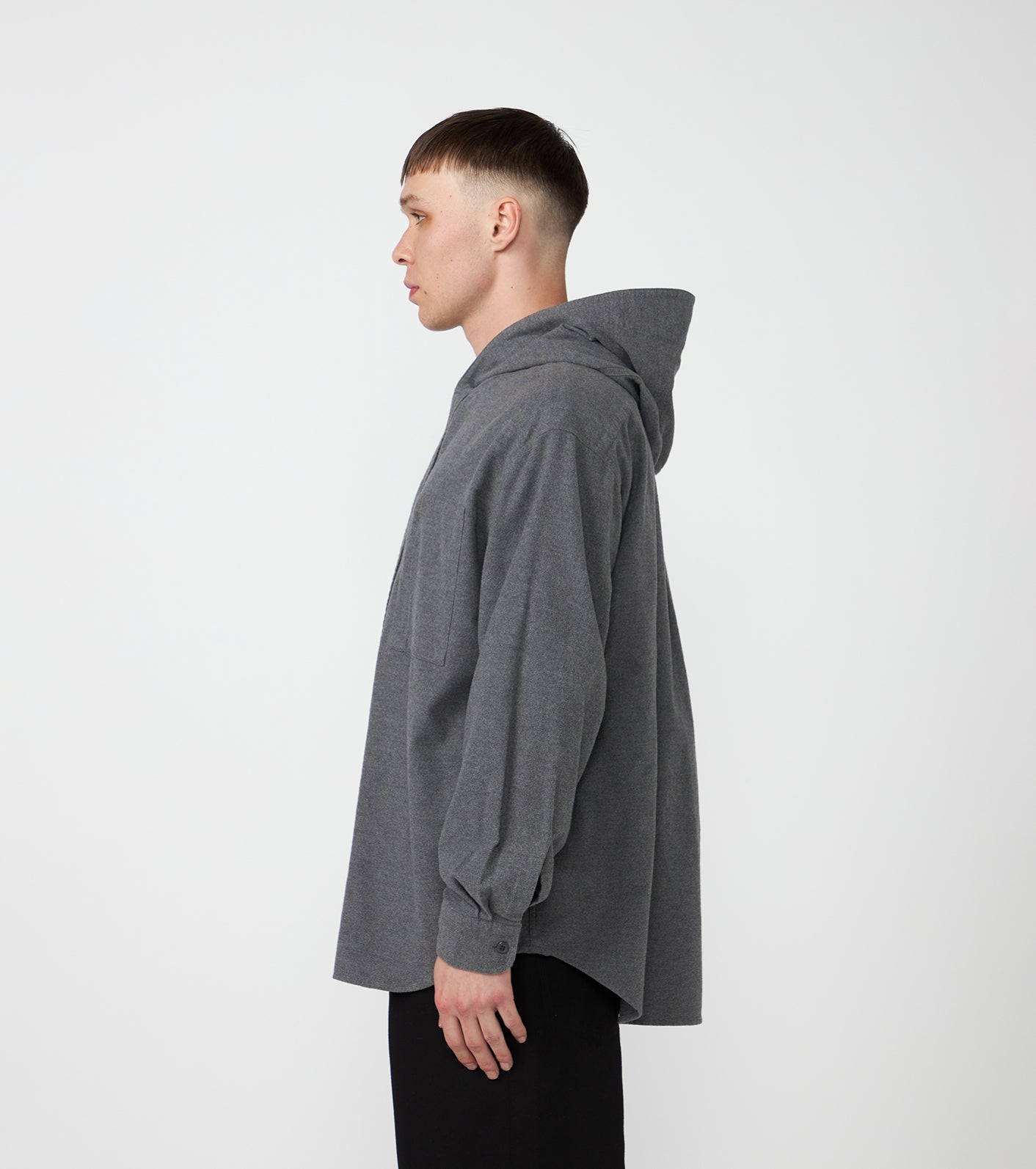 THE NORTH FACE PURPLE LABEL Flannel Mountain Hooded Shirt