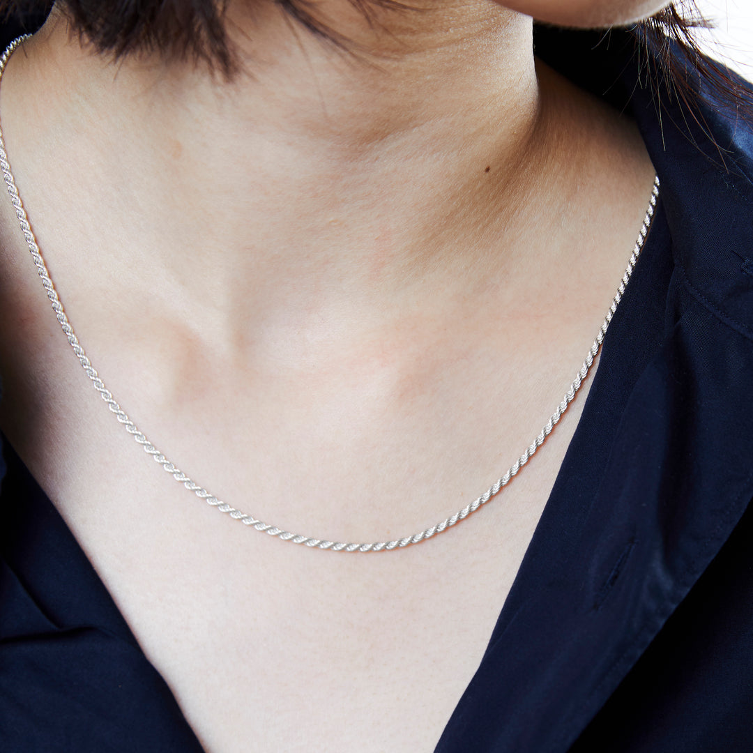 XOLO JEWELRY French Rope Link Necklace