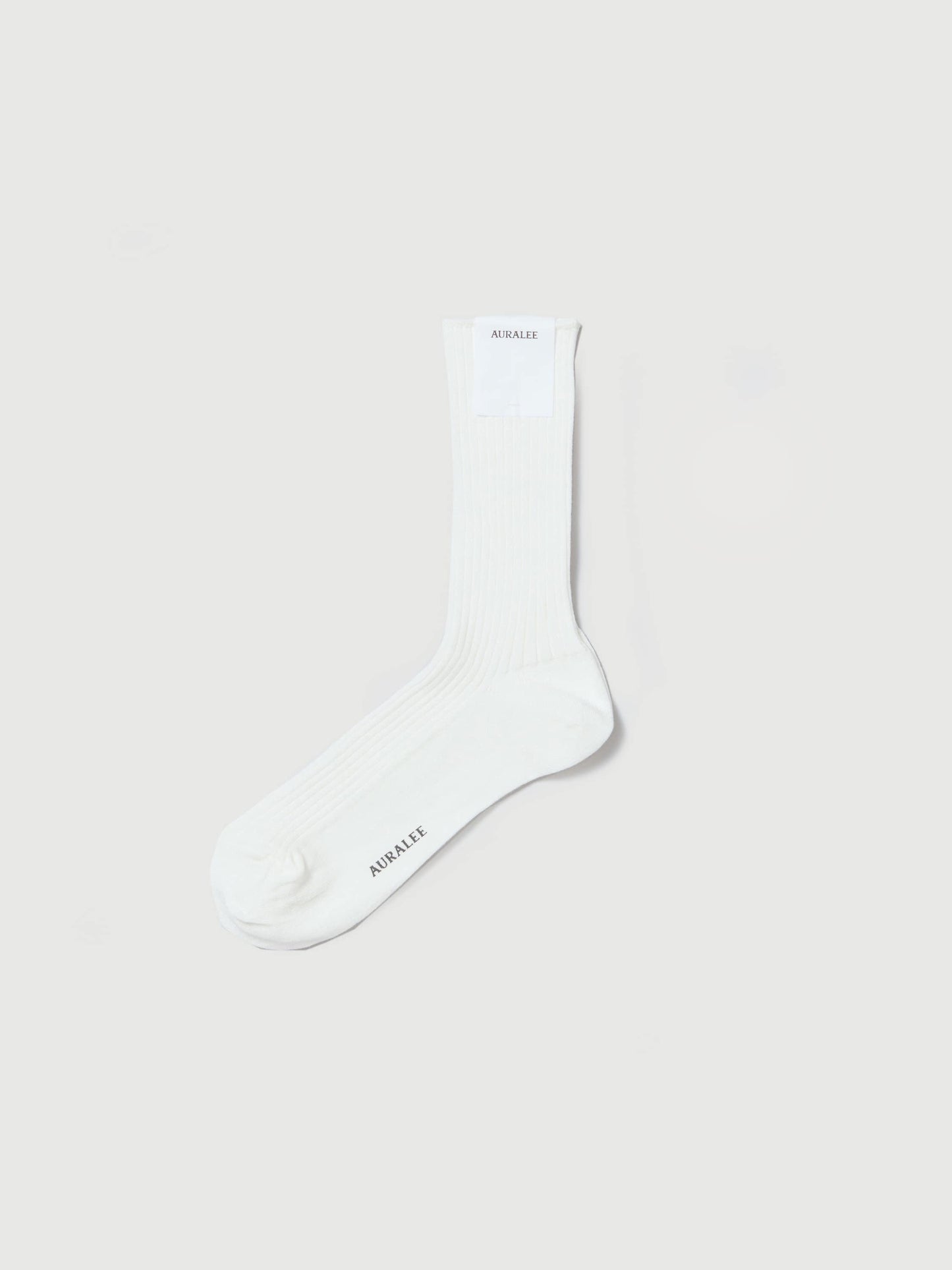 AURALEE GIZA HIGH GAUGE SOCKS