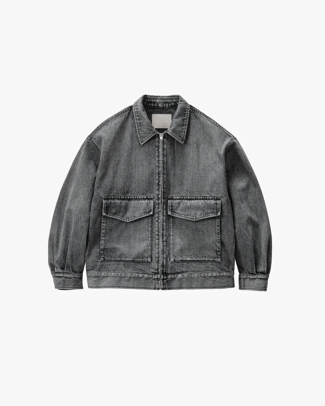 Graphpaper Selvage Denim Zip Jacket - LIGHT FADE