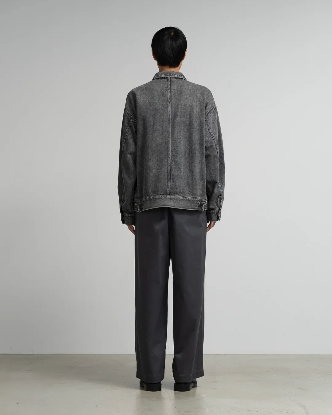 Graphpaper Selvage Denim Zip Jacket - LIGHT FADE