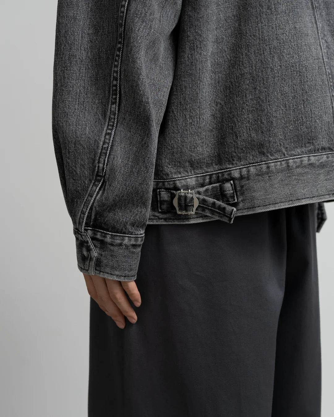 Graphpaper Selvage Denim Zip Jacket - LIGHT FADE