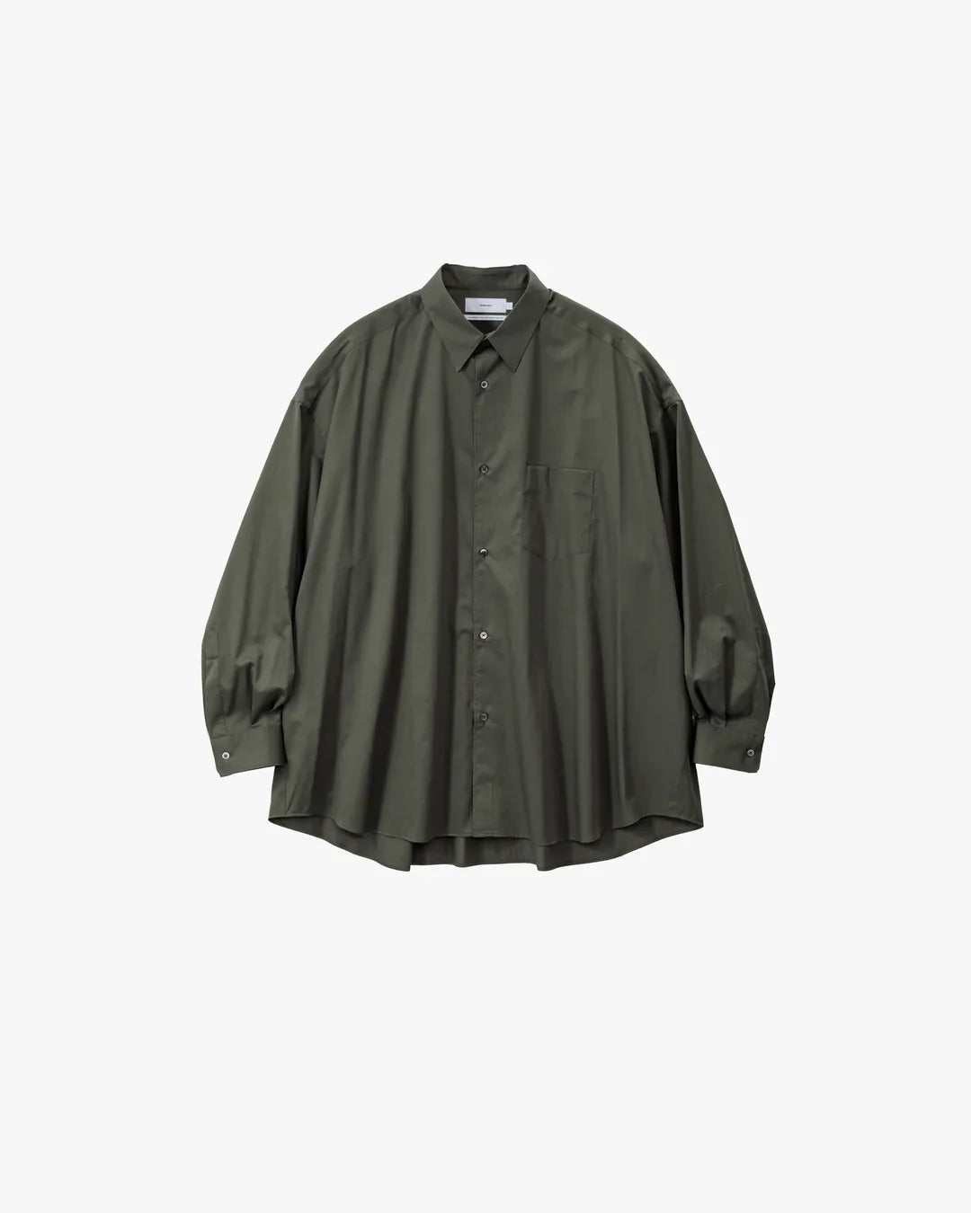 Graphpaper Silicon Poplin Oversized Regular Collar Shirt
