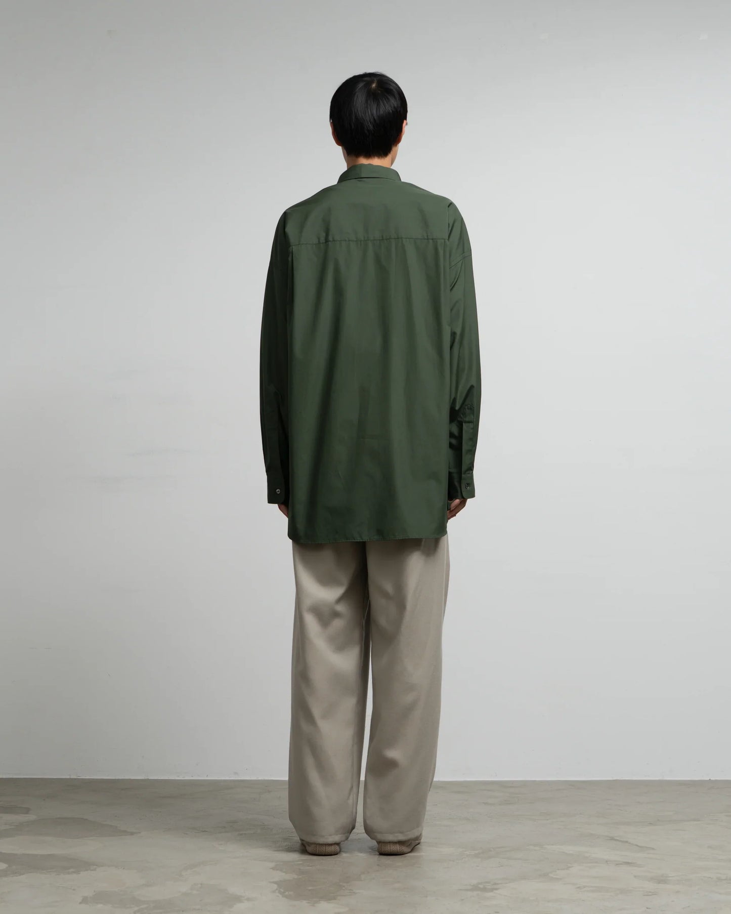 Graphpaper Silicon Poplin Oversized Regular Collar Shirt