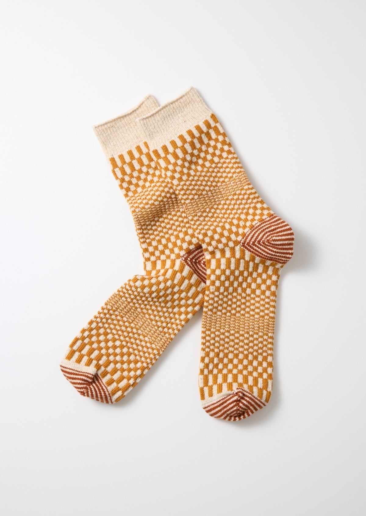 RoToTo WARPED CHECKER CREW SOCKS