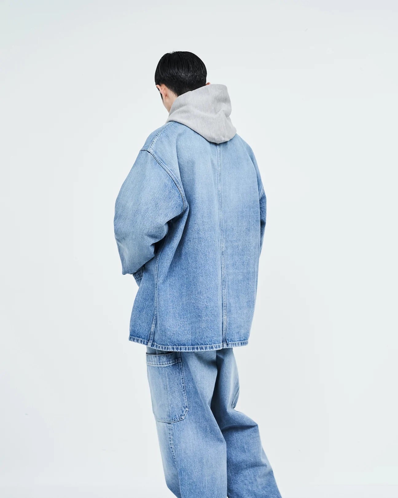 Graphpaper Selvage Denim Coverall - LIGHT FADE