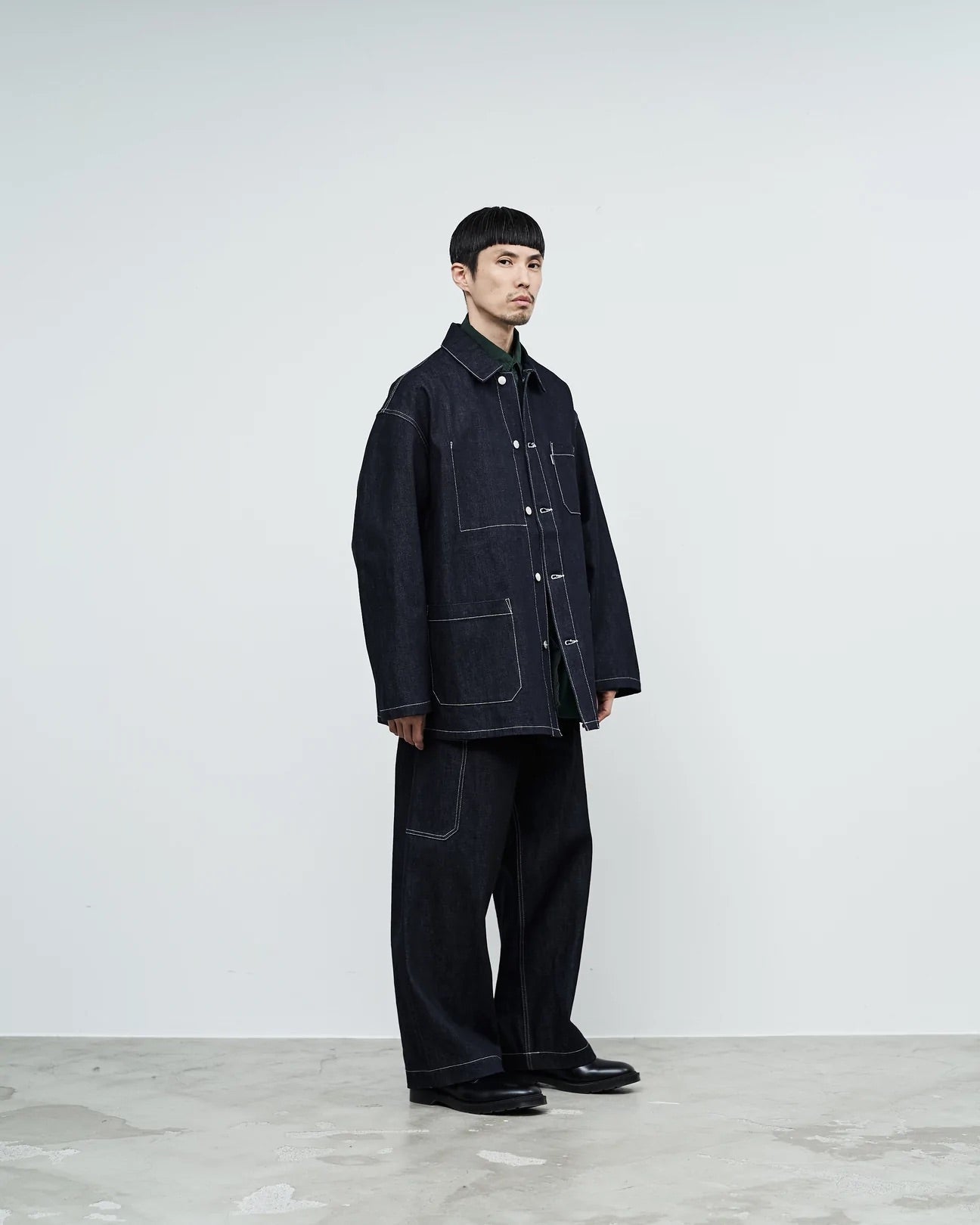 Graphpaper Selvage Denim Coverall - RIGID