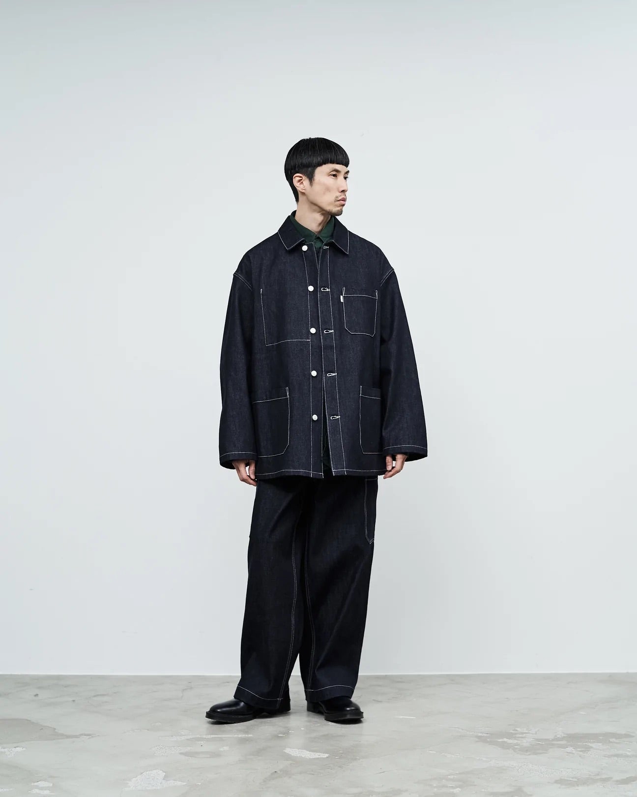 Graphpaper Selvage Denim Coverall - RIGID