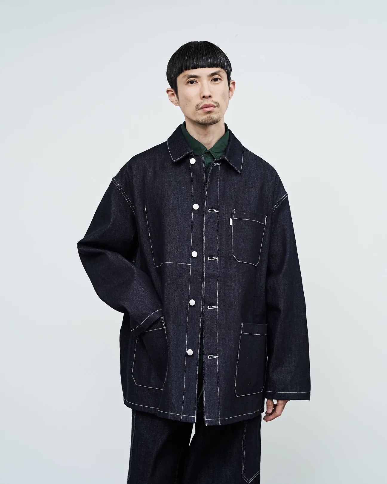 Graphpaper Selvage Denim Coverall - RIGID