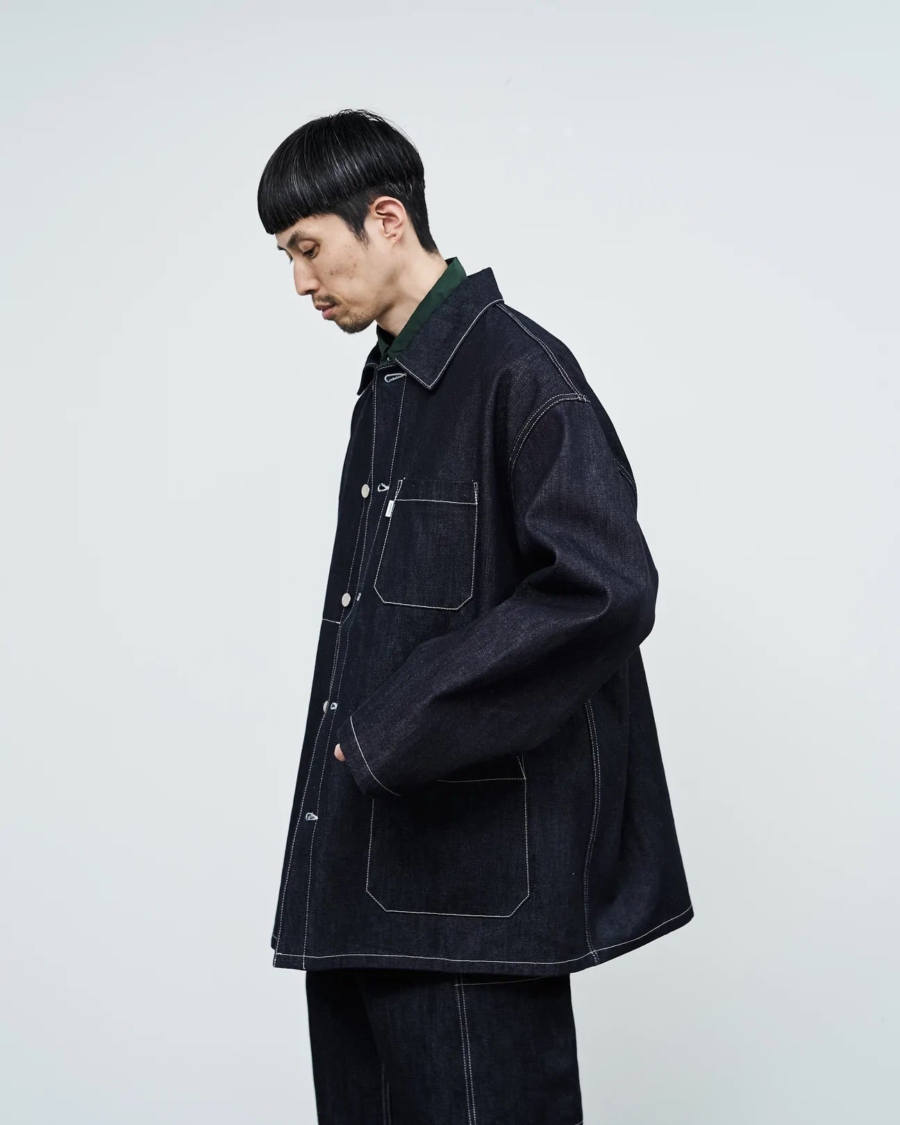 Graphpaper Selvage Denim Coverall - RIGID