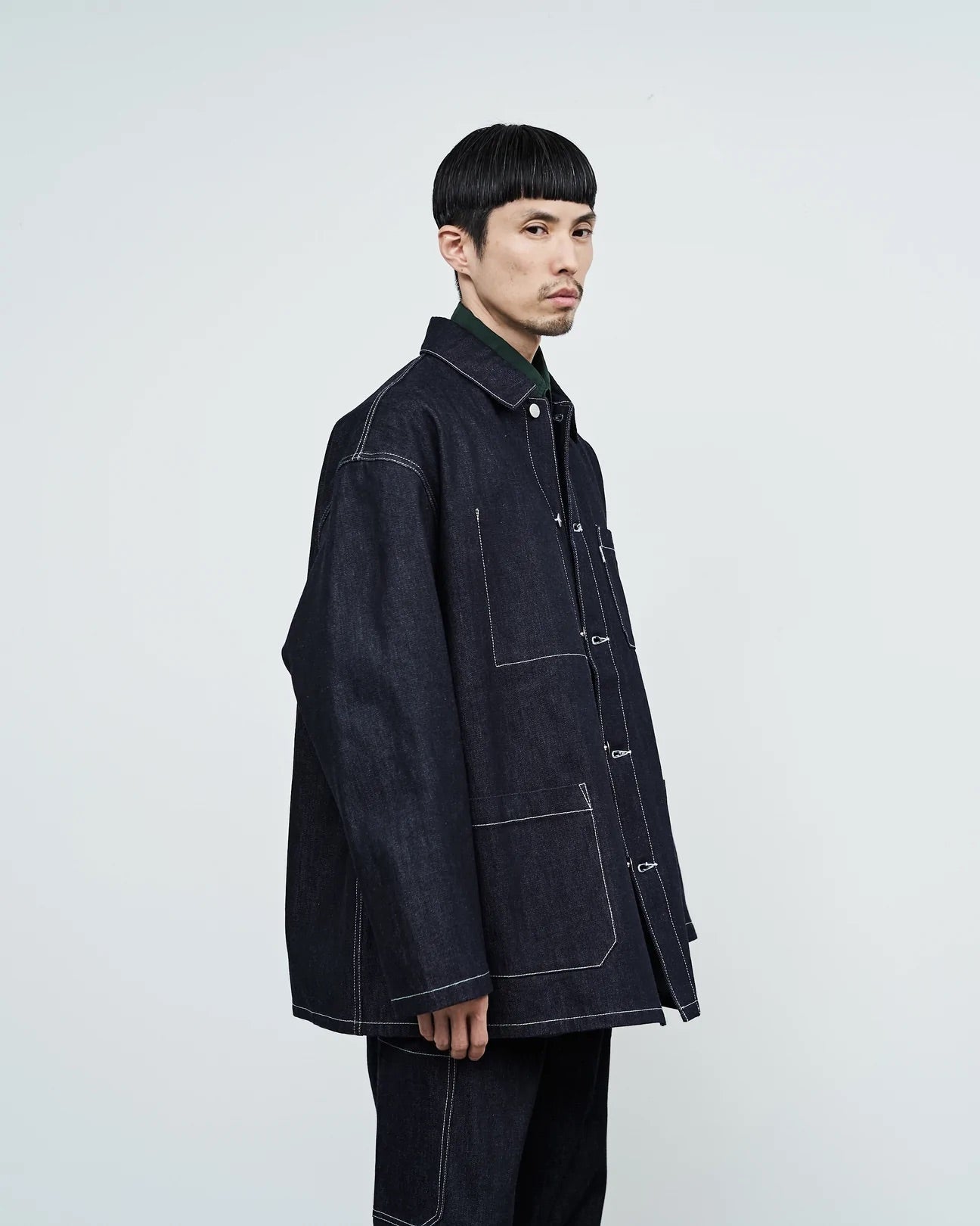 Graphpaper Selvage Denim Coverall - RIGID