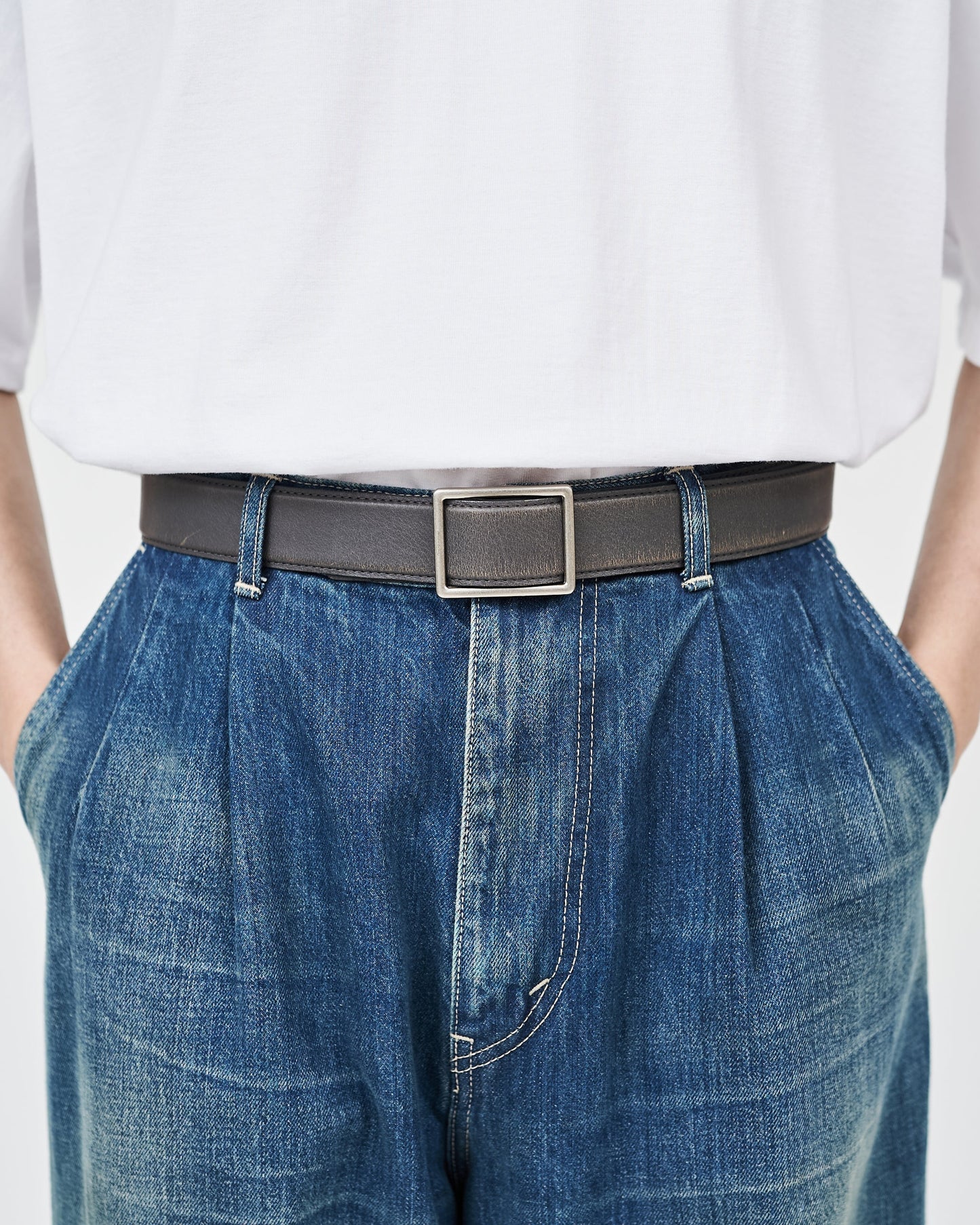 Graphpaper Holeless Leather Classic Belt