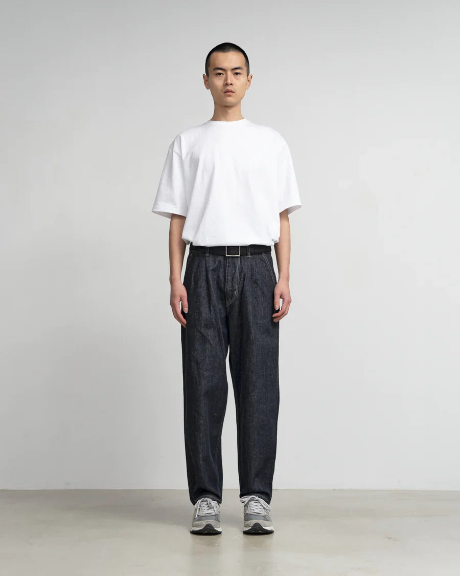 Graphpaper Colorfast Denim Two Tuck Tapered Pants
