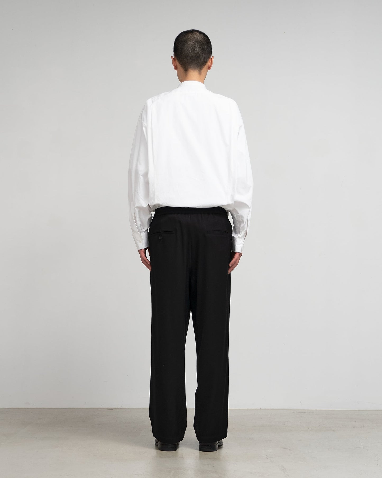 Graphpaper Wool Doeskin Two Tuck Wide Pants