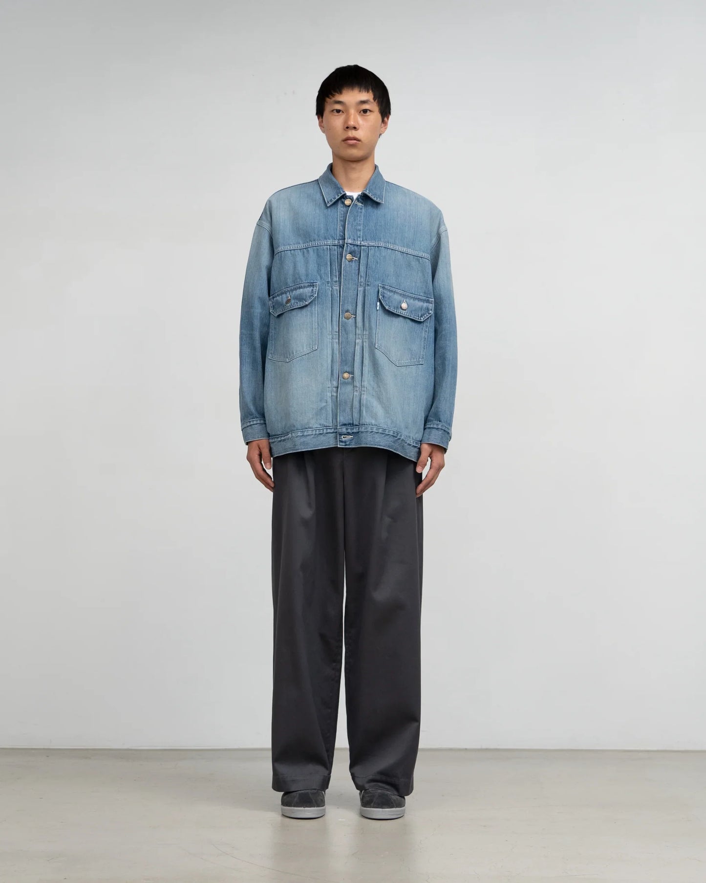 Graphpaper Selvage Denim Jacket - Light Fade