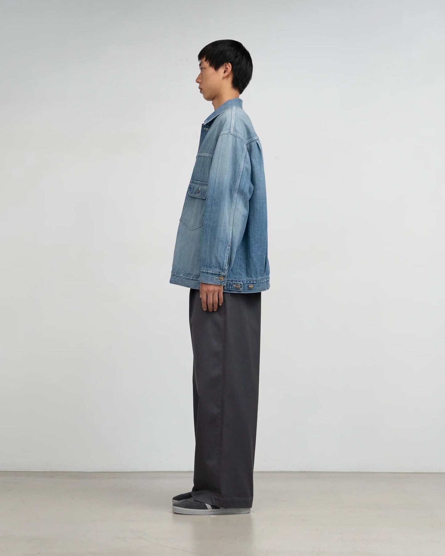 Graphpaper Selvage Denim Jacket - Light Fade