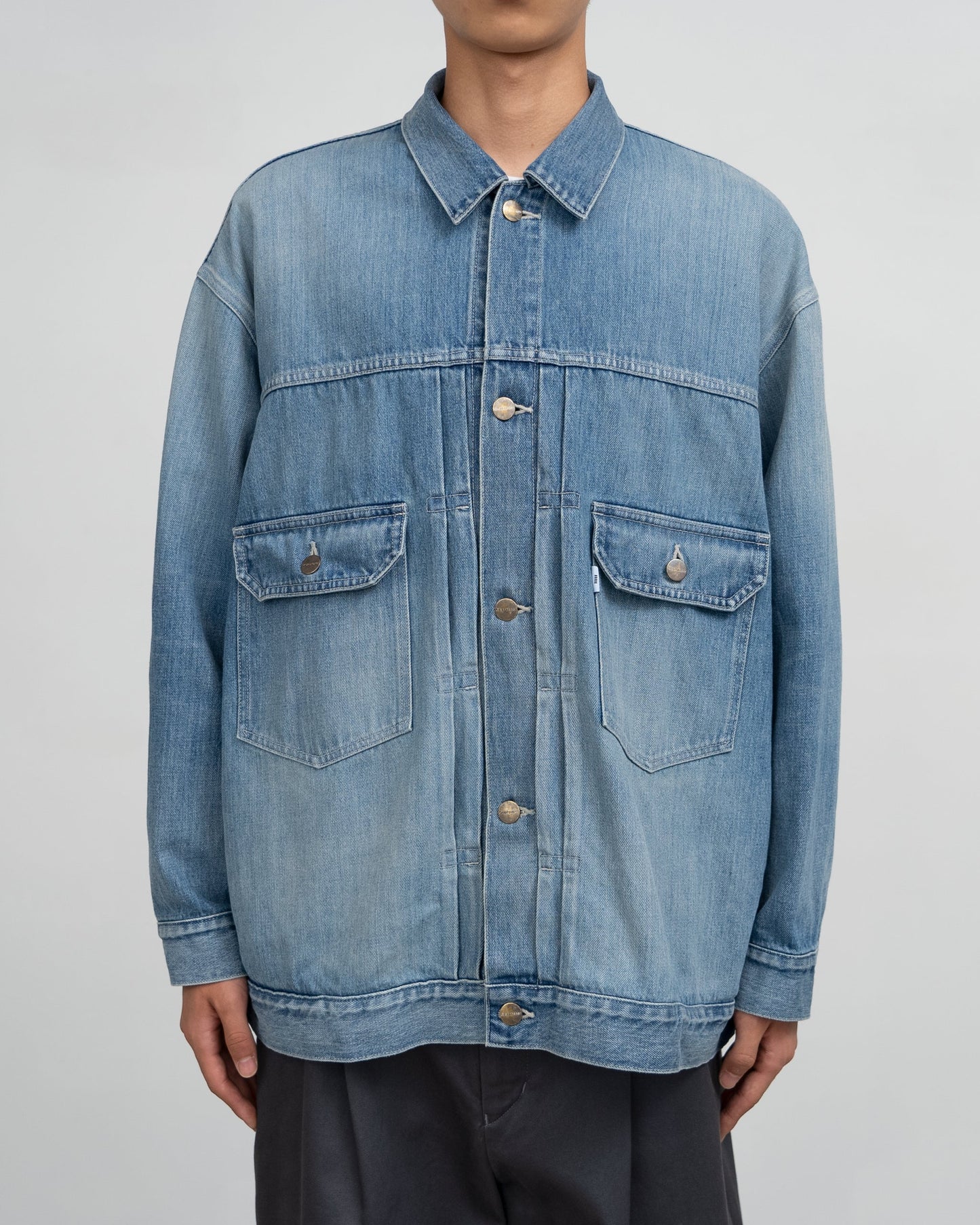 Graphpaper Selvage Denim Jacket - Light Fade