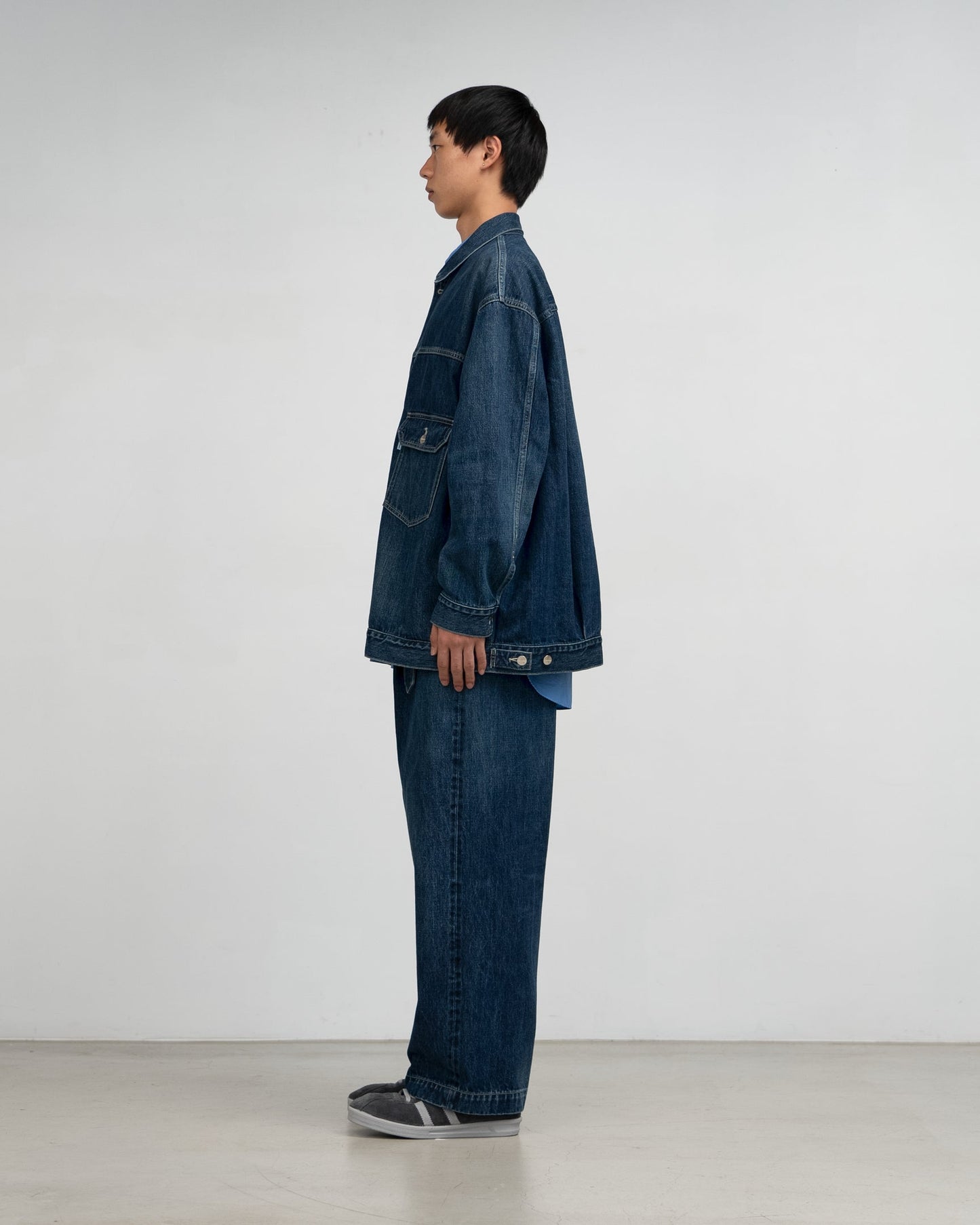 Graphpaper Selvage Denim Jacket - Dark Fade