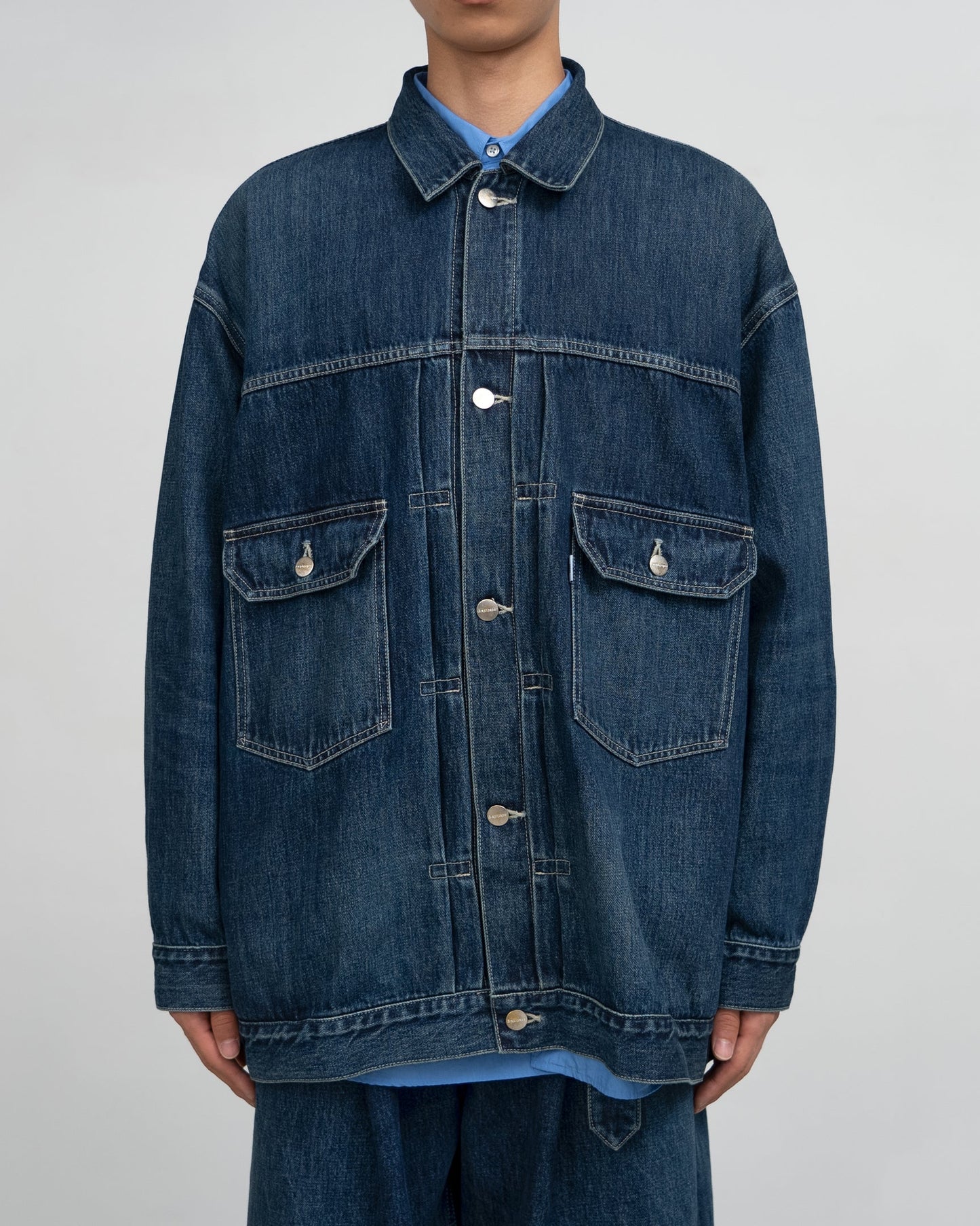Graphpaper Selvage Denim Jacket - Dark Fade