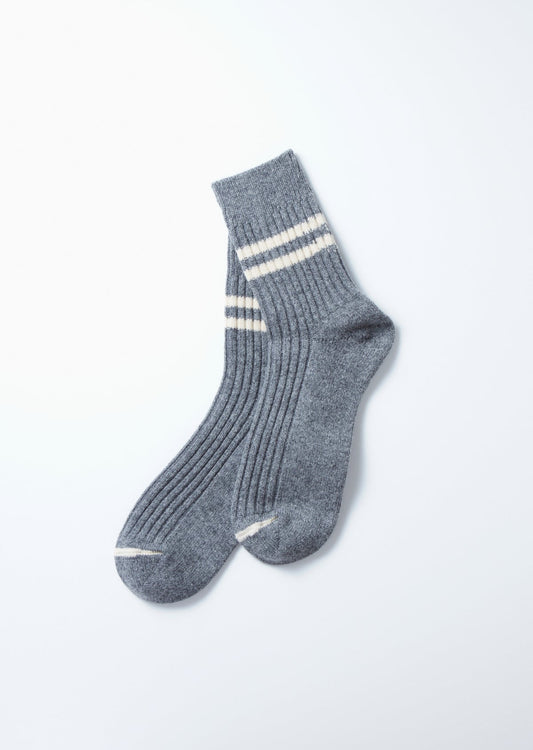 RoToTo MERINO LAMBS WOOL STRIPE SOCKS