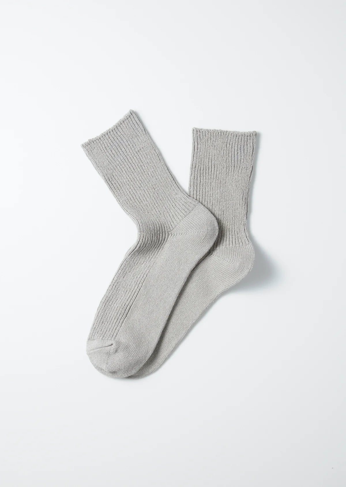 RoToTo WASHI/RECYCLED COTTON RIB CREW SOCKS