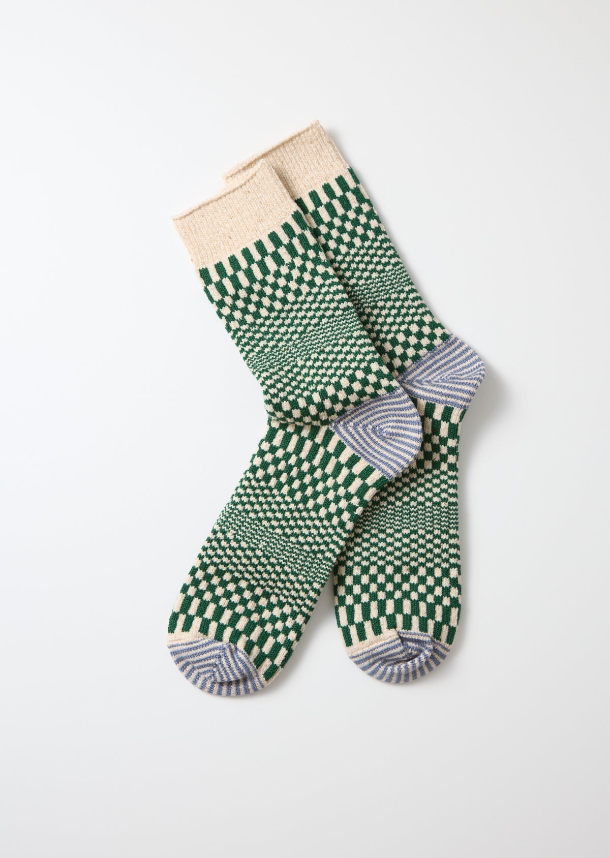 RoToTo WARPED CHECKER CREW SOCKS