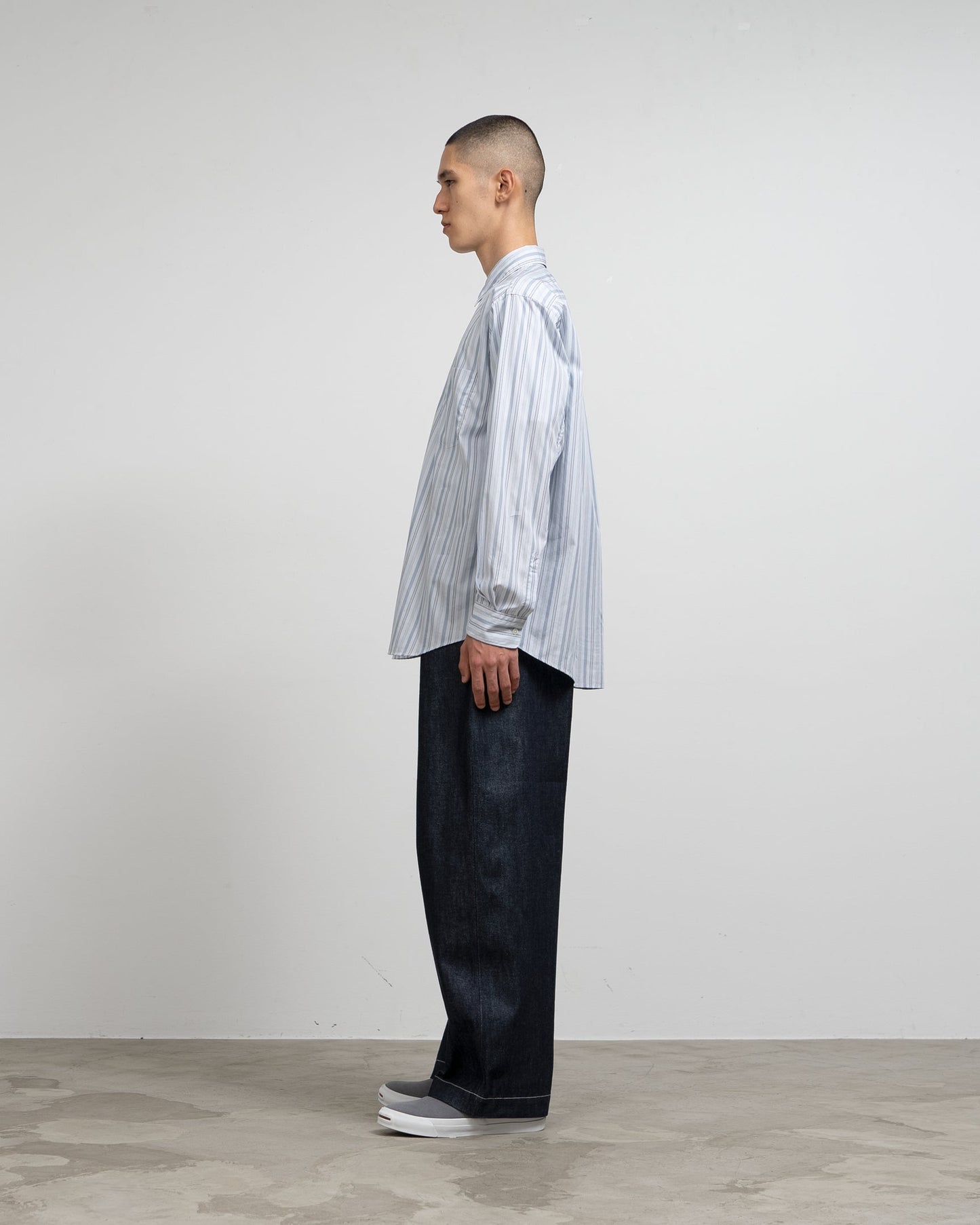 Graphpaper Selvage Denim Belted Pants - RIGID