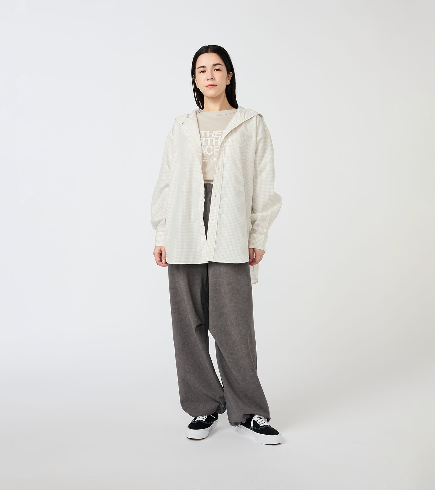 THE NORTH FACE PURPLE LABEL Graph Check Mountain Hooded Shirt