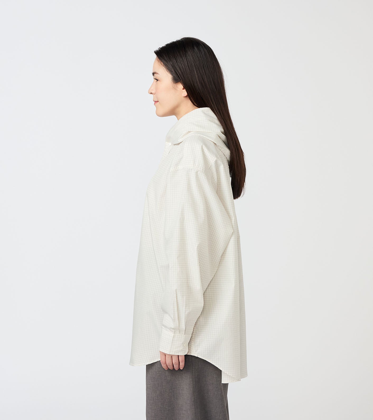 THE NORTH FACE PURPLE LABEL Graph Check Mountain Hooded Shirt