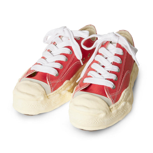 Maison MIHARA YASUHIRO HANK Low Vintage Original Sole Canvas Lowtop Sneaker ORANGE