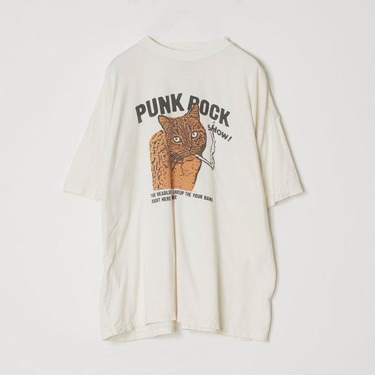 REMI RELIEF HARD SP processing 20/-T-cloth BIG size T (PUNK ROCK)